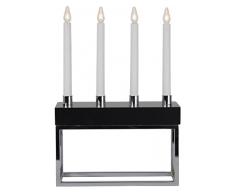 Star 644-32 Framy Bougeoir de fenÃªtre, Plastique/, E10, Noir, 1.0 x 2.8 x 4.0 cm