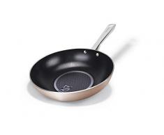 Moneta 0008134328 Rosegold Diamant PoÃªle Wok 28Â cm