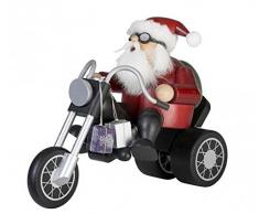 KWO Smoking Man Figurine, PÃ¨re NoÃ«l sur Tricycle, 15Â cm