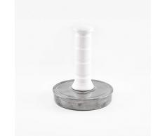 Attendrisseur de viande, acier, manche rouge, 550 g