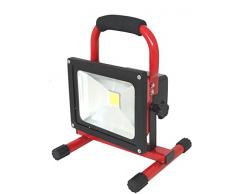 Silver Electronics LED Projecteur COB, 20Â W, rouge