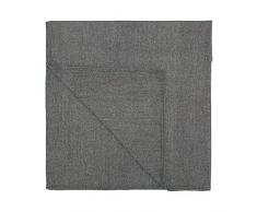 Sabot Living Couverture de Chevron avec enmallado perimetral, Laine, Gris et Vert, 1Â Place, 170Â x 130Â x 3Â cm