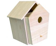 Artemio 14001842 Nichoir Ã Tiroir, Bois, Beige, 13,5 x 9 x 15 cm