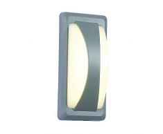 V-TAC Lampe LED Murale Moderne 12 W, 500 LM lumière Plafond 130 ° rectangulaire extérieur Ip65