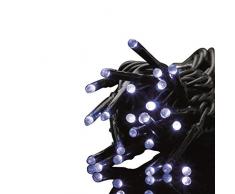 E=M6 5EEX323BL Guirlande 1000 LED, Plastique, Blanc