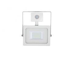BES 20104 Projecteur LED avec capteur 10 W, lumiÃ¨re Blanche, 6000 K, Slim SMD, crÃ©pusculaire