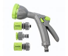 Bisk à Pistolet darrosage avec Verrouillage on/Off Pratique, Gris