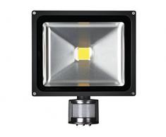 Perel LEDA3003CW-BP Projecteur LED dExtÃ©rieur Puce Epistar, Aluminium, 30 W, Multicolore