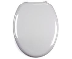 MSV 140016 Abattant WC MDF Gris Argent, INOX
