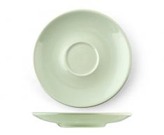 Home 4294900 Lot de 6 Soucoupe pour tasse thé céramique vert décoration pour la table