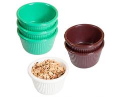 Garcia de pou Ramequin CannelÃ© 120 Ml. 8,3 Cm Vert Melanine - 48 unitÃ©s
