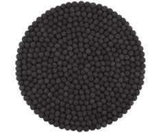myfelt Kuno Coussin de Chaise, Feutrine, Anthracite, 36 cm