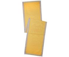 Garnier-Thiebaut 29644 SOUBISE Chemin de Table Antitache Coton Jaune dOr 230 x 52 cm