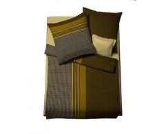 fleuresse modern life 22500/3 Housse de couette 155 x 220 cm + taie doreiller 80 x 80 cm Satin maco