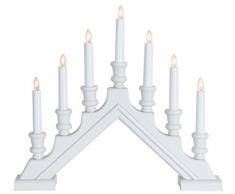 Star 154-48 Sara Chandelier 7 Lumières Bois Blanc 38 x 43 cm