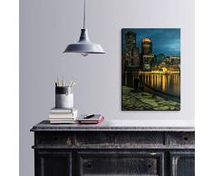 Bonamaison DÃ©coration Murale Impression sur Toile, Dimensions: 50 x 70 Cm - ConÃ§u et fabriquÃ© en Turquie