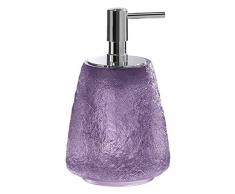 Gedy Irina Distributeur de Savon, résine, Violette, 9.9 x 9.9 x 16