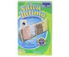 Parodi & Parodi Linge Sac à Laver Lingerie avec séparateurs de Linge, Polyester, Blanc, 14 x 24 x 5 cm