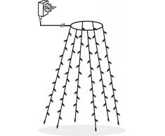 Star Guirlande lumineuse en caoutchouc Noir