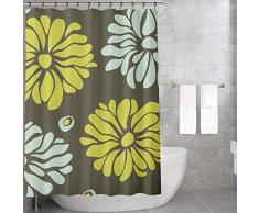 Bonamaison Rideau de Douche en Polyester Multicolore 155 x 220 cm
