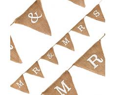 Eleganza Guirlande de Mariage en Toile de Jute