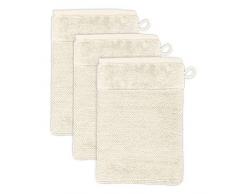 MÃ¶ve Bamboo Ensemble de 3 Gant de Toilette, Ivory, 20 x 15 cm