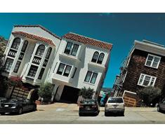 Papier Peint poster panoramique SAN FRANCISCO SLANT 4 x 2,70 m | DÃ©co et photo murale XXL QualitÃ© HD Scenolia