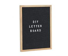 Dcasa Panneau 149 Lettres/Chiffres décoratifs Meubles Autocollants décoration de la Maison Unisexe Adulte, Noir (Noir), Unique