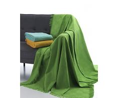 Glam bodo Linge de lit, algodón-poliéster, Pistache, Individuel, 37 x 29 x 8.5 cm