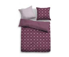 TOM TAILOR 0069931 Parure de lit en Satin avec taie doreiller Coton 1 Housse de Couette 135 x 200 cm + 1 taie doreiller 80 x 80 cm