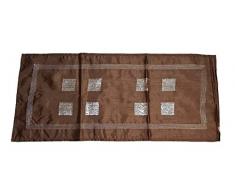 Duffi Home Chemin de Table Marron 90 x 40 cm