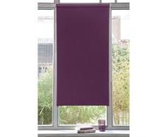 MADECOSTORE Store Enrouleur Occultant Easy Roll Tissu Uni Violet - L55 x H170cm - Sans perÃ§age