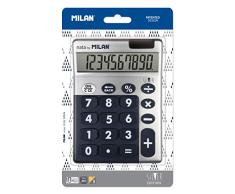 MILAN 159906SLBBL Blister calculatrice Argent Bleu