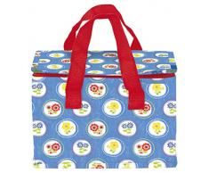 moses. Lunchbag FlowerÂ âÂ Sac IsothermeÂ âÂ Lunch Box avec Fermeture Ã©clair, Plastique, Multicolore, 15Â x 20,5Â x 13Â cm