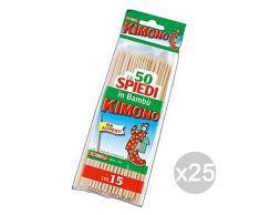 Kimono Lot de 25 cure-dents pour cuisine et table 15 x 29 cm