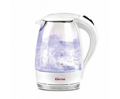 Girmi BL40 Bouilloire, 2200 W, 5 tasses, verre, blanc