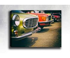 Bonamaison Peinture sur toile, multicolore, 50 x 70 cm - Conçu et fabriqué en Turquie