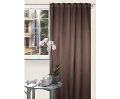 Splendid occultant prÃªt Ã Rideau avec Passants dissimulÃ©s Marron 140Â x 245Â cm