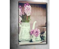 Bonamaison Peinture sur toile, multicolore, 70 x 100 cm - ConÃ§u et fabriquÃ© en Turquie