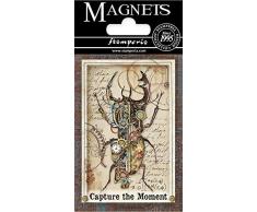 STAMPERIA INTERNATIONAL, KFT Magnet STAMPERIA, ScarabÃ©e, Fantastique MÃ©canique, Taille Unique