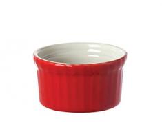 Porcellana Arezzo Ramequin cm 6.5, Porcelaine, Rouge, 0.1Â x 0.1Â x 0.1Â cm