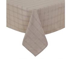 Deconovo VCDEZB20063-3 Moderne Salon Chambre Garcon Anniversaire Fille de Jardin Impermeable Rectangulaire, Polyester, Taupe WeiÃ, 130x280cm