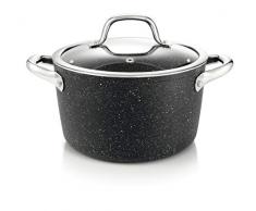 Tescoma President Stone Marmite avec couvercle, 3.0Â l, 20Â cm