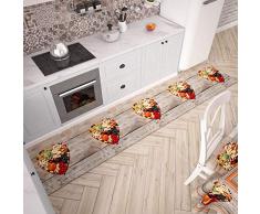 PETTI Artigiani Italiani Tapis de Cuisine 52x180 cm Frutta Secca