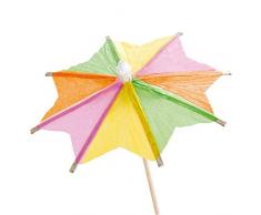 Garcia de Pou 144Â unitÃ© en Bois DÃ©corations de crÃ¨me glacÃ©e Parasol en boÃ®te, Bois, Assortis, 10Â x 30Â x 30Â cm