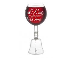 Big Mouth Toys BMWG-BELL Anneau en plastique pour verre à vin
