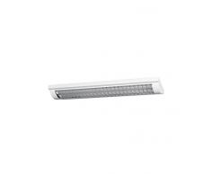 LEDVANCE LINEAR BATTEN Office Line + Grille anti éblouissement | Plafonnier LED | Blanc | Dimmable | 60cm de longueur | 25 Watts - 2000 Lumens | Blanc Froid 4000K