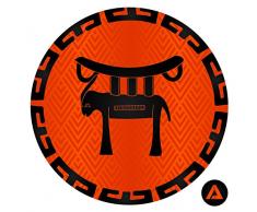 Homedecor. Maison A Tribal Quest DIY adhÃ©sif Cercles Murale sur Toile, tissÃ© Polyester, Petite, 20.3Â x 20.3Â cm, Tissu, Multi/Couleur, 20.32Â x 20.32Â x 20.32Â cm