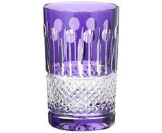 Crystaljulia 12649 Verre à thé en cristal plomb Violet