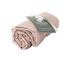 Moorish Idol - Satin de Coton Drap Housse- 200cm x 200cm- Rose Argile